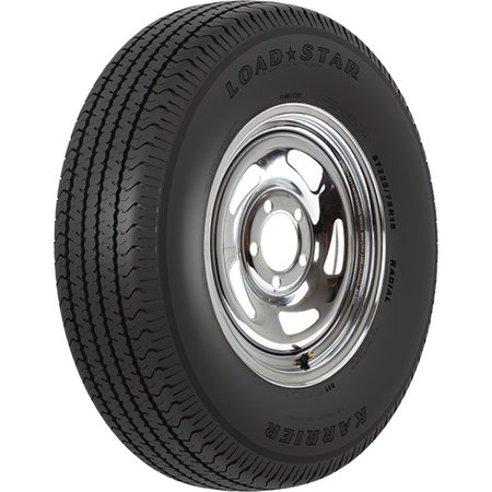 LOADSTAR TIRES Loadstar ST Radial Tire and Wheel (Rim) Assembly ST215/75R-14 5 Hole C Ply 32183